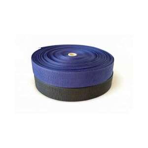 HB Milea 50 mm széles, 100 m hosszú futószárazó kötél, kék és fekete - Lovas heveder