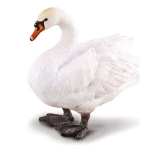 Collecta swan figurine, white swan model, realistic animal figure, 8 x 4 x 7 cm - Collecta