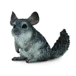 Collecta Long-Tailed Chinchilla Animal Figure, Realistic Hand-Painted Toy for Kids - Collecta