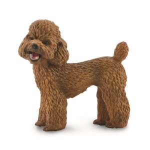 Collecta Hand-Painted Poodle Puppy Figurine, brown, realistic, detailed, collectible - Collecta