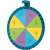 Jumbo Magnetic Spin Wheel classroom game for kids, colorful wheel with writing space