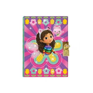DIY Gabby's Dollhouse Diamond Diary with Lock - Totum
