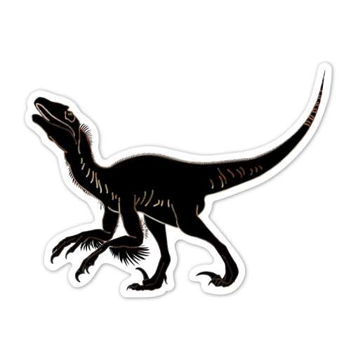 Karcolható dinoszaurusz matrica - Natural Creations - Velociraptor