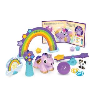 Zestaw do kodowania Learning Resources Coding Critters MagiCoders Skye the Unicorn, z fioletowym jednorożcem, tęczą, gwiazdami i kartami do kodowania - Learning Resources