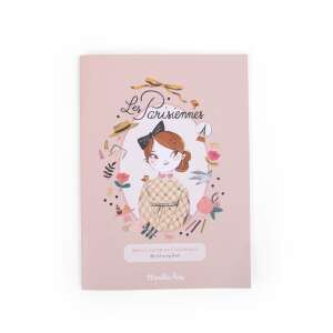 Moulin Roty Les Parisiennes coloring book, featuring Parisian ladies, for ages 4 and up - Moulin Roty Activity Book, Coloring