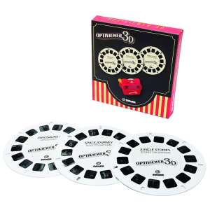 Svoora Optiviewer 3D projector discs set with 3 discs: Dinosaurs, Space Journey and Jungle Stories - Science & Discovery Toy
