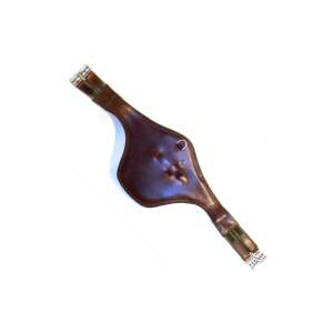 HB Cidry heveder, barna bőr lóhám heveder rozsdamentes acél csatokkal - Lovas heveder