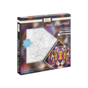 Set pictură pe numere Nassau Fine Art Tiger - Set artistic creativ - Seturi de artă și artizanat