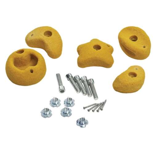 Малък комплект камъни за катерене KBT - Жълт 109830763