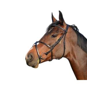 HB Luxus Mexikói Kantár - Fehér Varrattal