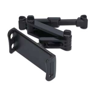 Nedis univerzális autós fejtámla tartó tabletekhez és okostelefonokhoz, fekete, állítható, 360 fokos forgatás - Autós tablet tartó