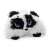 Pandás plüss fej párnahuzathoz, fekete-fehér, puha, bújtatós, kényelmes