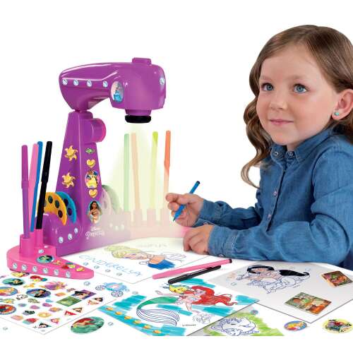 Lisciani Disney Prinzessin Zeichenprojektor im Einsatz, kreatives Spielzeug für Kinder