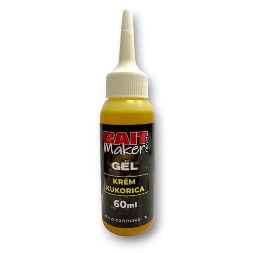 Bait Maker Gél Krém Kukorica 60ml - Horgász Csali Dip - Folyékony aroma