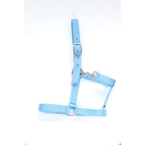 Kék nylon kötőfék Shetland és walesi pónik számára, HB Emira