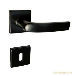 Moderná hranatá kľučka dverí v čiernej farbe s pružinami 109878965 - Gomboss Gule a kľučky dverí