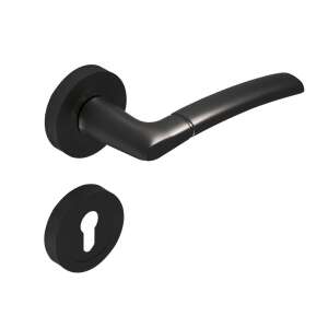 Figo Körrozettás Fekete Felület PZ 109879139 - Perfekto Ajtógomb & Kilincs