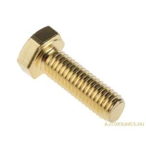 Csavar M4*33mm sárgaréz hatlapfejű 109880163 - Gomboss