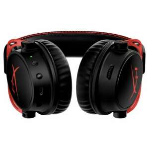 HyperX Cloud Alpha Wireless Gaming Headset, schwarz und rot, Vorderansicht - Interne Festplatten