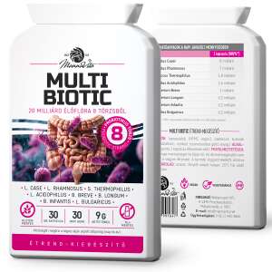 Multi Biotic probiotikum, 20 milliárd baktérium 8 törzsből, 30db 109934403 - Szépség & Egészség