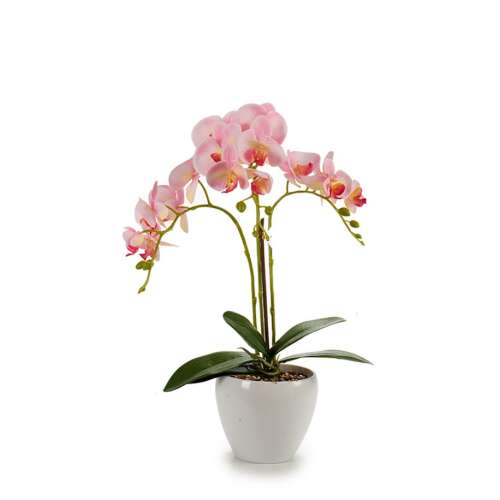 Élethű rózsaszín orchidea 47cm 39465743