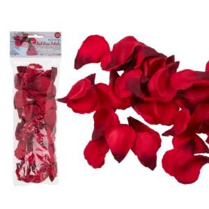 Rote Rosenblätter - 100 Stoffrosenblätter zur Dekoration - Geschenkidee zum Valentinstag