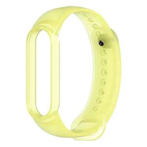 Xiaomi Mi Band 5/6 Gelbes Silikon Ersatzarmband - Xiaomi Smartes Uhrenarmband