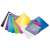 LEITZ Wow Jumbo A4 30mm Elastic Folders, Assorted Colors