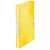 LEITZ Wow Jumbo A4 yellow elastic folder, 30mm spine, side view