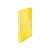 LEITZ Wow Jumbo A4 yellow elastic folder, 30mm spine, side view