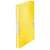 LEITZ Wow Jumbo A4 yellow elastic folder, 30mm spine, side view