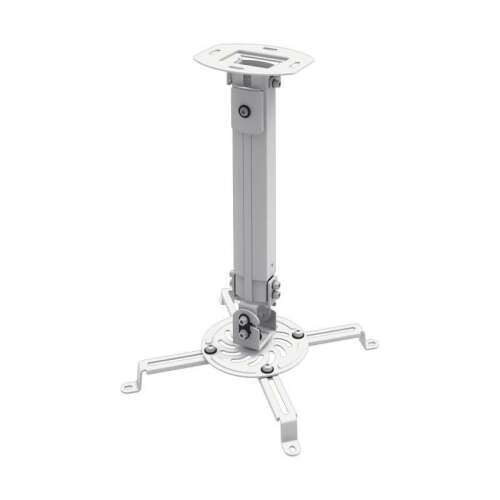 Sbox PM-18 Projektorhalterung, Deckenmontage, 13,5 kg, weiß, schräger Blick
