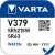 Varta V379 elem specifikációi és QR kód