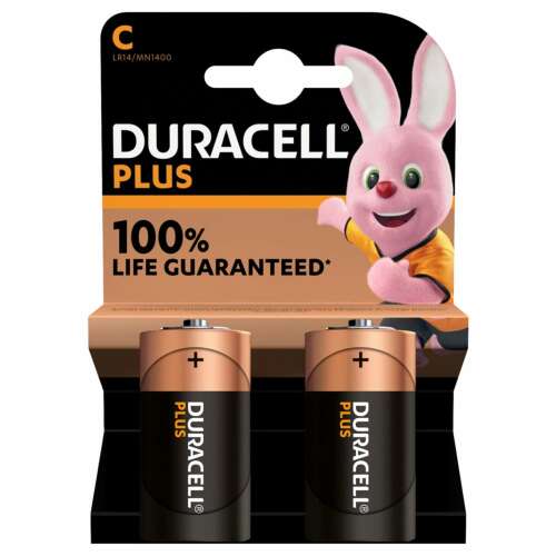 Duracell Plus C Batterien, 2er Pack