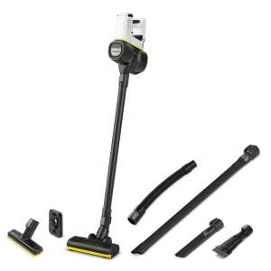 Kärcher VC 4 cordless stick vacuum cleaner, black and white, with various attachments - Vacuum Cleaner