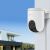 EZVIZ H8c PoE 2K Outdoor Security Camera mounted on a wall