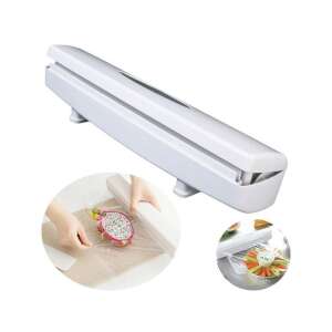 Konyhai fólia adagoló vágóval - praktikus konyhai eszköz - konyhai fólia tároló - fóliavágó - konyhai segédeszköz 109982064 - Tárolás & Rendszerezés