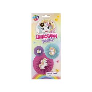 Set de decoratiuni de petrecere unicorn Moxy, 3 bucati in ambalaj - Accesorii pentru petrecere