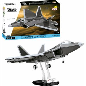 Cobi Lockheed F-22 Raptor Bausteinmodell, 695 Teile, Maßstab 1:48 - Cobi