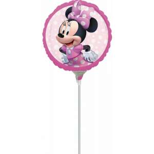 Disney Minnie Mouse pink foil balloon with stick - Balloon
