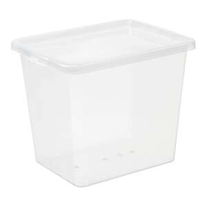 IRIS Basic Box 31L átlátszó műanyag tárolódoboz fedéllel - Tárolódoboz & kosár