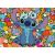Közelkép a Ravensburger Disney Stitch 1000 darabos kirakóról