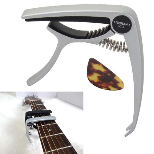 Fém capo klasszikus gitárhoz + pick 109999045