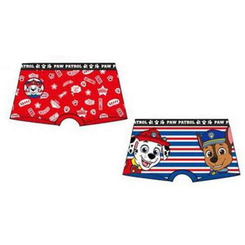 Mancs Őrjárat fiú boxeralsó, 2 darabos csomag, Marshall és Chase mintával 
