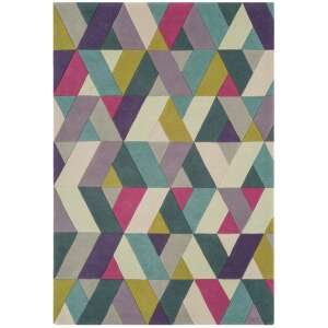 ASY Funk szőnyeg 120x170cm 02 Chevron kék zöld 110004344 - Lakástextil