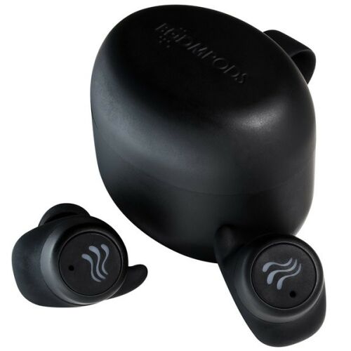 Boompods Soundwave Ocean TWS Bluetooth fülhallgató töltőtokkal - fekete