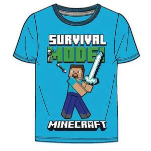 Minecraft gyerek rövid póló, felső 6 év/116 cm