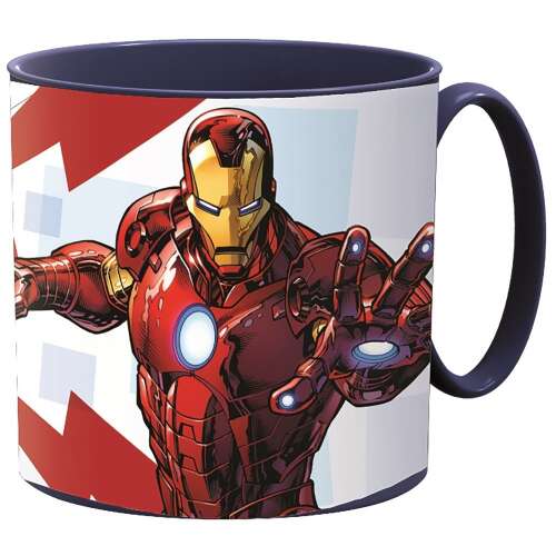 Микровълнова чаша Iron Man Avengers, 265 ml, без BPA