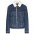 Jacheta Levi's, trucker de denim cu blana sherpa si buzunare pe piept Bleumarin M INTL 110068172