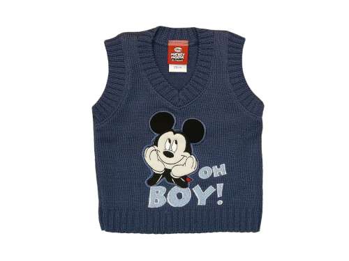 Disney Mickey baba gyerek kötött Mellény (méret: 74-116) 30373870